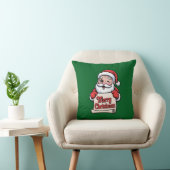 Coussin Père Noël Clin d'Œil 🎅 "Merry Christmas" (Chaise)