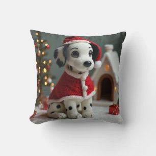 Coussin Père Noël Dalmatien Cushion