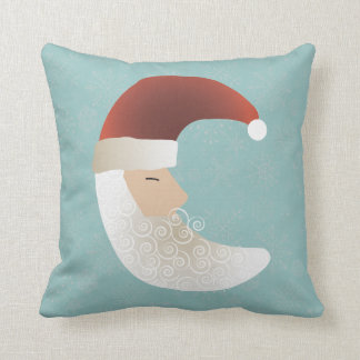 Coussin Père Noël endormi demi lune Noël Bendel