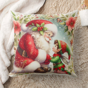 Coussin Père Noël et Elfe 6