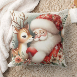 Coussin Père Noël Et Le Rindeer 4