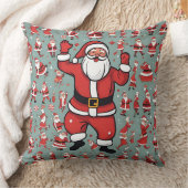 Coussin Père Noël et rennes (Couverture)
