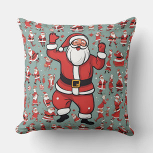 Coussin Père Noël et rennes