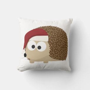 Coussin Père Noël hérisson
