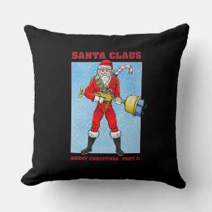 Coussin Père Noël Joyeux Noël Partie 2