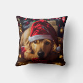 Coussin Père Noël meilleur ami (Verso)