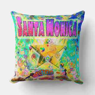 Coussin père Noël Monica Tropical Friends