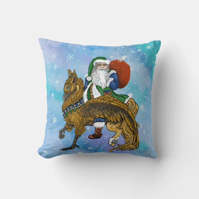Coussin Père Noël mythique (Recto)
