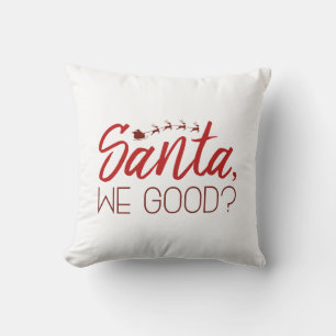 Coussin Père Noël, On Est Bien ?