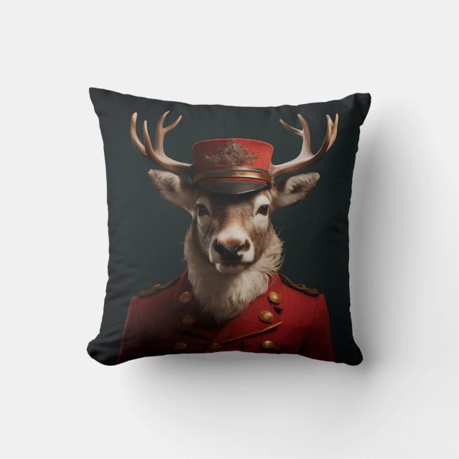 Coussin Père Noël Reindeer (Recto)