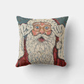 Coussin Père Noël Surpris (Verso)