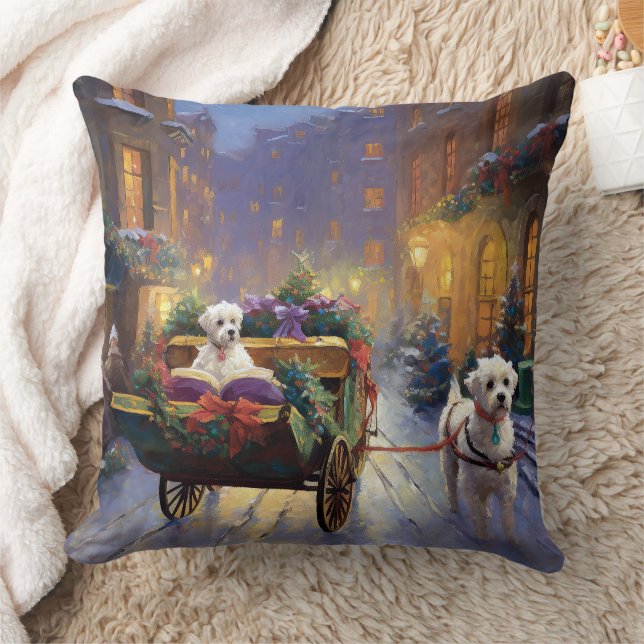 Coussin Période des fêtes de Noël maltaise (Couverture)