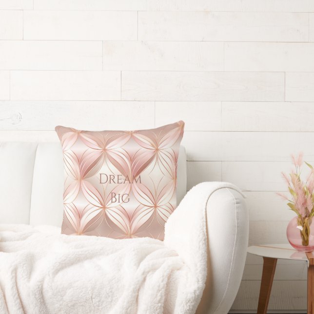 Coussin Perle Rose Gold Rose pâle  (Canapé)