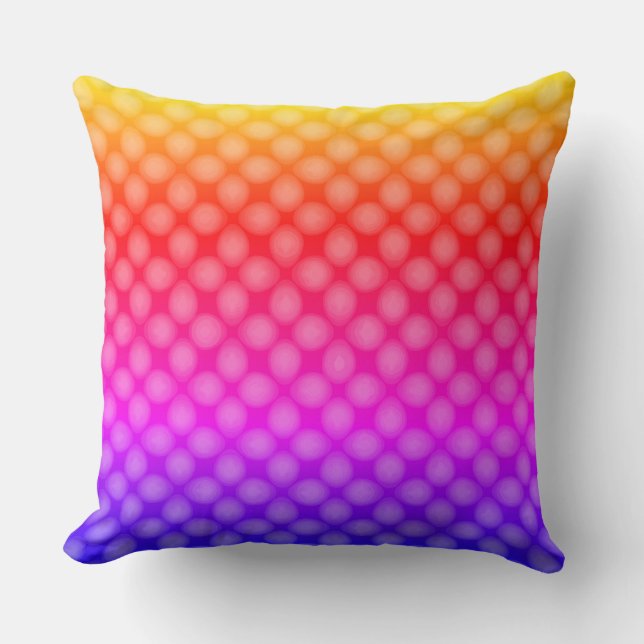 Coussin Perles arc-en-ciel (Recto)