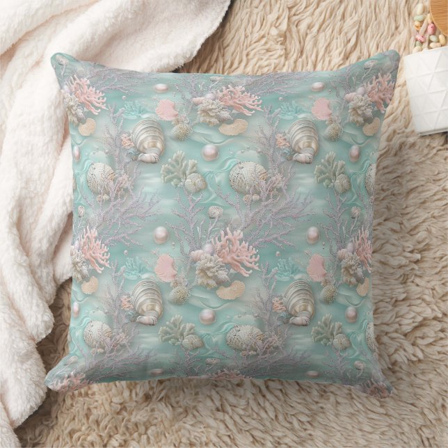 Coussin Perles sous la mer (Couverture)
