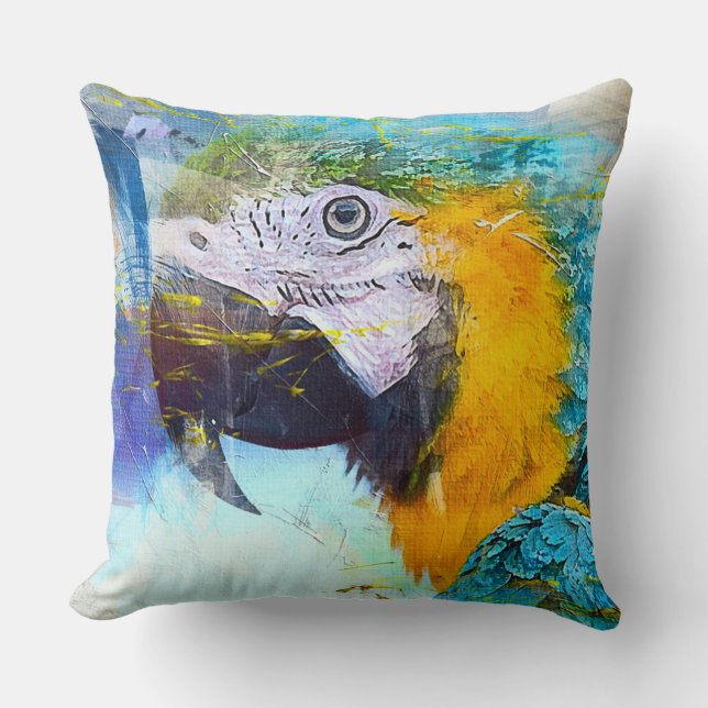 Coussin Perroquet (Recto)