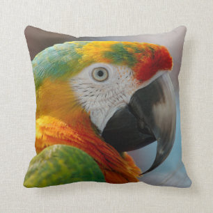 Coussin Perroquet de Macaw Tropical