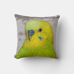 Coussin Perroquet Jaune