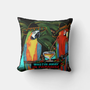 Coussin Perroquets