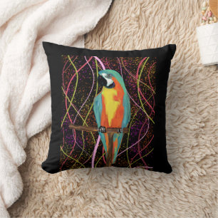 COUSSIN PERROQUETS DE FÊTE
