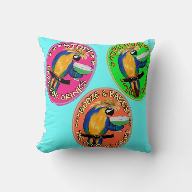 COUSSIN PERROQUETS SOÛLS (Recto)