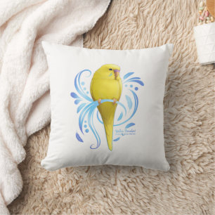 Coussin Perruche jaune