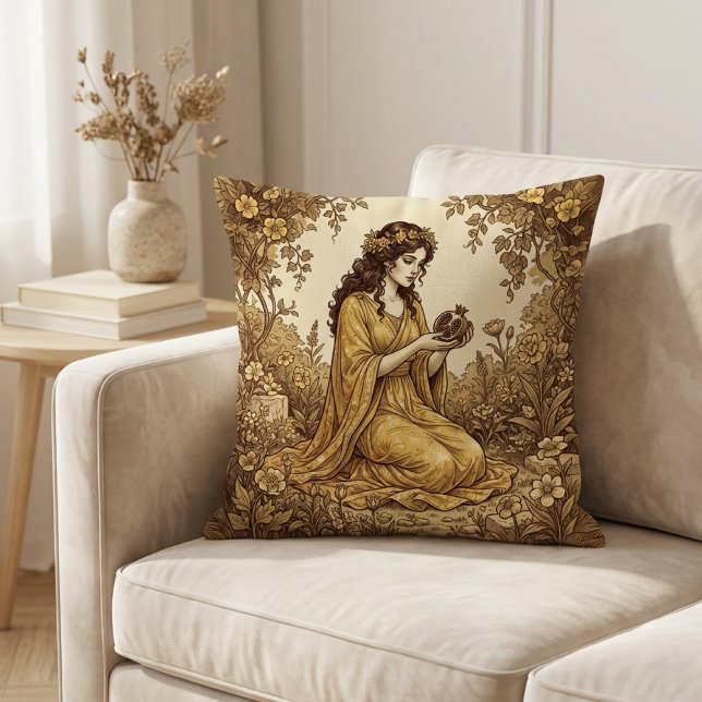 Coussin Perséphone déesse grecque (Créateur téléchargé)