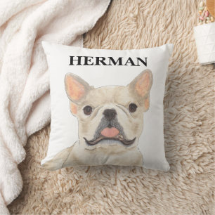 Coussin Personalisé Fawn Tan Frenchie French Bulldog