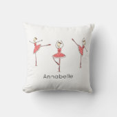 Coussin Personalised Ballerina Ballet Dancer (Recto)