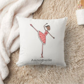 Coussin Personalised Ballerina Ballet Dancer (Couverture)