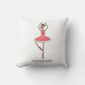 Coussin Personalised Ballerina Ballet Dancer (Recto)