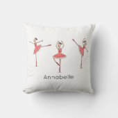 Coussin Personalised Ballerina Ballet Dancer (Recto)