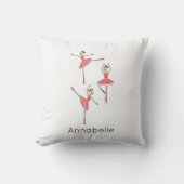 Coussin Personalised Ballerina Ballet Dancer (Recto)