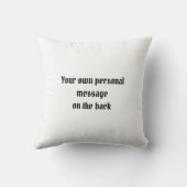 Coussin Personalised Biker Bride + Groom Wedding Gift (Verso)