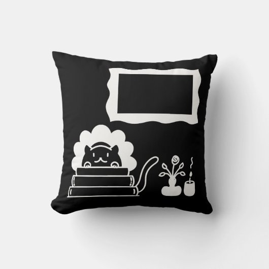 Coussin Personalized Book Titles and Picture Frame (Recto)