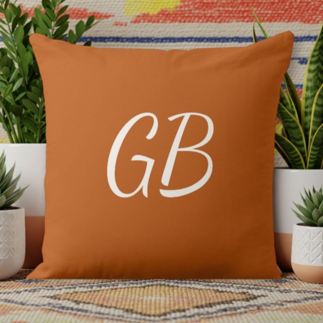 Coussin Personalized Decorative Pillow with Initials (Créateur téléchargé)