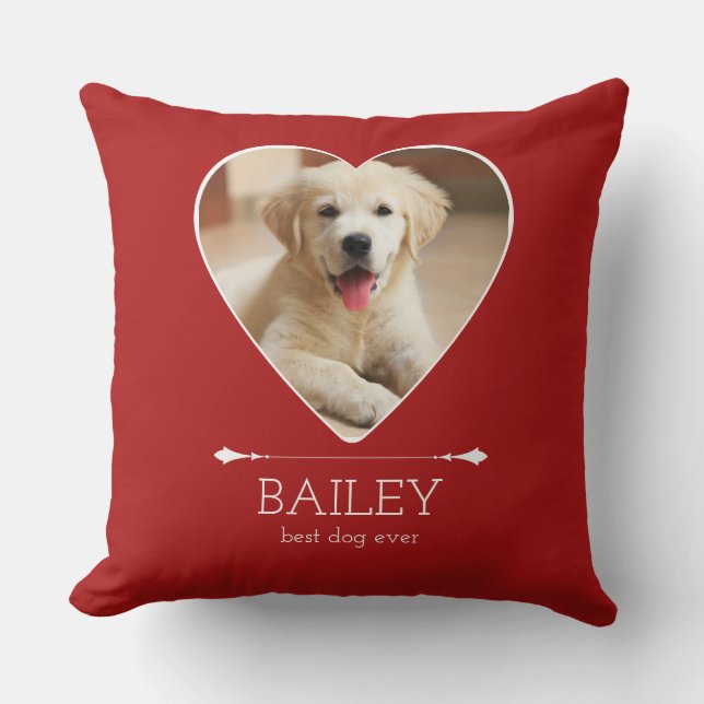 Coussin Personalized Dog Photo (Recto)