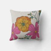 Coussin Personalized Elephant Name Throw Pillow (Verso)