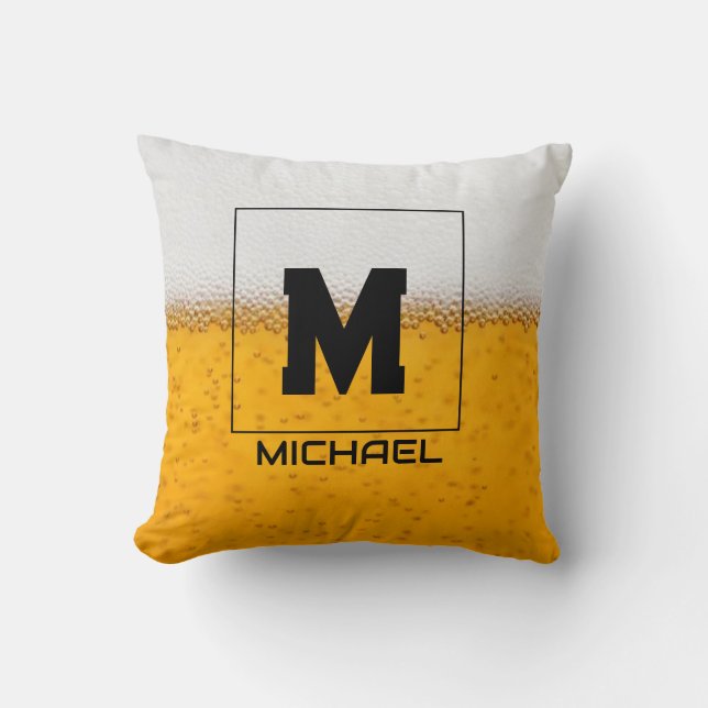 Coussin Personalized Frosted Beer Mug with Custom Name (Recto)