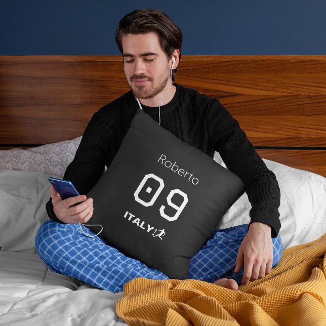 Coussin Personalized Italy National Team Professional Mono (Créateur téléchargé)