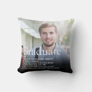 Coussin Personalized Photo Graduate Definition