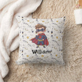 Coussin Personalized Superhero Name Pillow - Kids Pillow (Couverture)