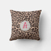 Coussin Personalized Wild One Boho Leopard Rainbow Throw  (Verso)