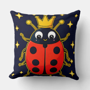 Coussin 🐞 Personnage de dessin animé de coccinelle mignon