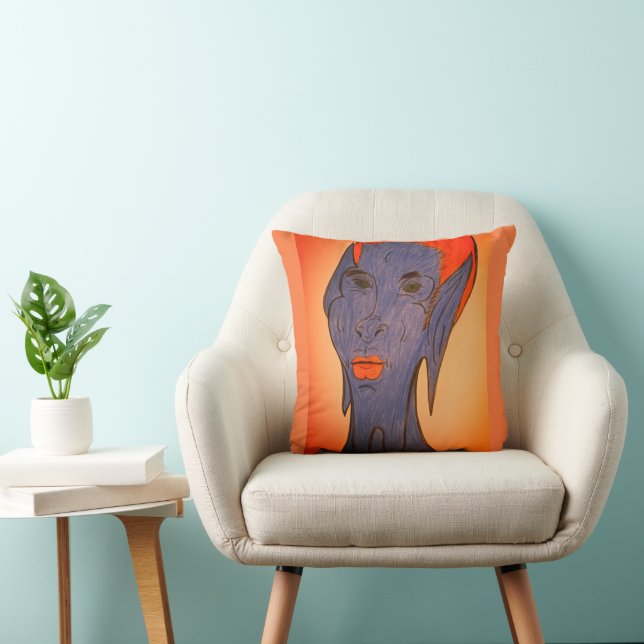Coussin Personnage de fantasy de science-fiction  (Chaise)