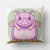 Coussin Personnage Happy Hippo (Verso)