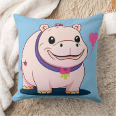 Coussin Personnage Happy Hippo (Couverture)
