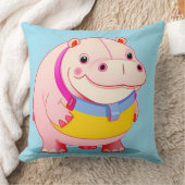 Coussin Personnage Happy Hippo (Couverture)