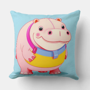 Coussin Personnage Happy Hippo