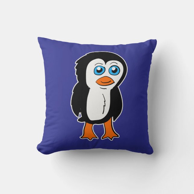 Coussin Personnage Pingouin (Recto)